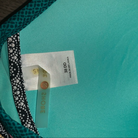 Blue patterned bikini top - Picture 4 of 4